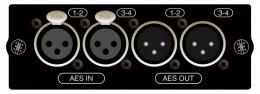 AES 4in, 4out on XLR0